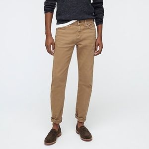 J. Crew Men’s 770 jeans camel colored